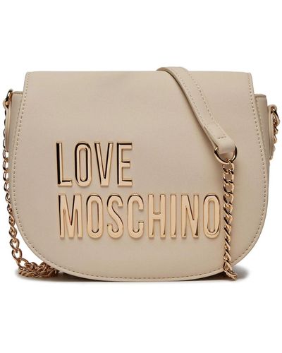 Love Moschino Saddle Bag Bold Love 4194 Ivory One Size - Natur