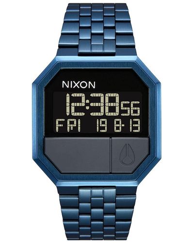 Nixon S Analogue Quartz Watch With Stainless Steel Strap A158-300-00 - Blue