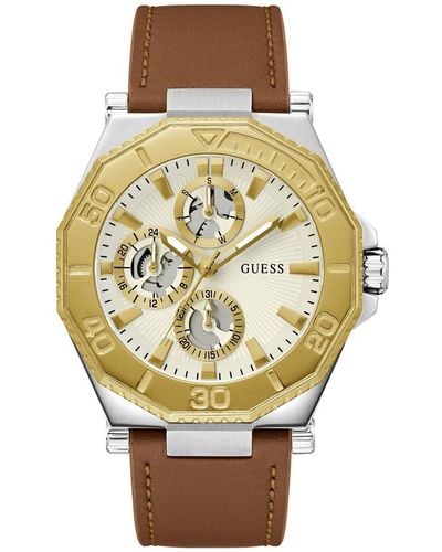 Guess Watch Watch Prime Leather - Metallic