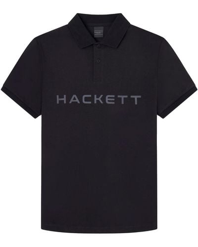 Hackett Hackett Essential Short Sleeve Polo L - Blue