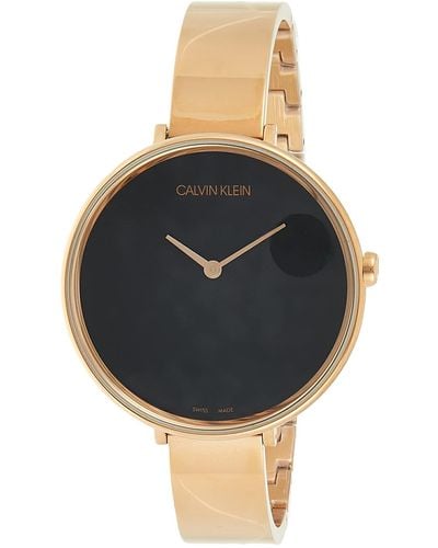 Calvin Klein Erwachsene Analog-Digital Quarz Uhr mit Edelstahl Armband  K7A23646 in Grau
