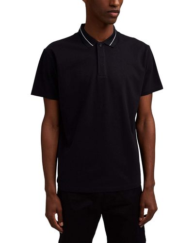 Esprit Collection Poloshirt Voor - Zwart