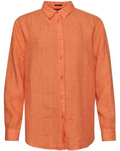 Superdry Studios Casual Linen BF Shirt Kapuzenpullover - Orange