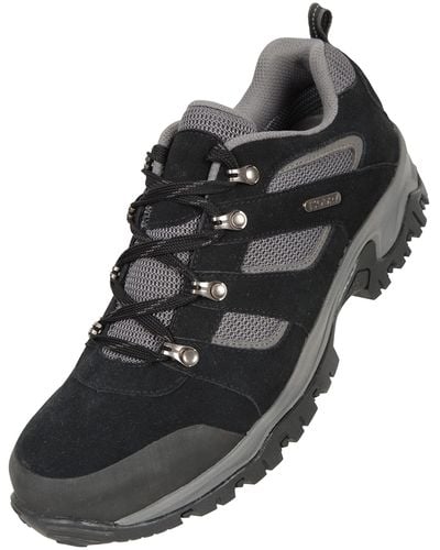 Mountain Warehouse Voyage Wasserfeste Schuhe für - Leicht, schnelltrocknend, Wanderstiefel, Eva-Zwischensohle, Netzstoff, - Schwarz