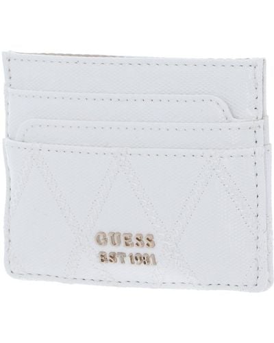 Guess Adi Slg Card Holder White - Wit