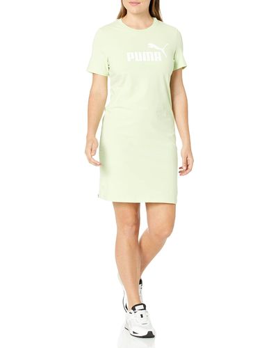 PUMA Womens Essentials Slim Tee Dress - Multicolor