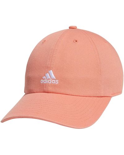 adidas Saturday Relaxed Fit Adjustable Hat - Pink