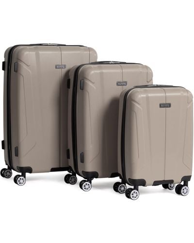 Ben Sherman Spinner Travel Upright Luggage Derby - Gray