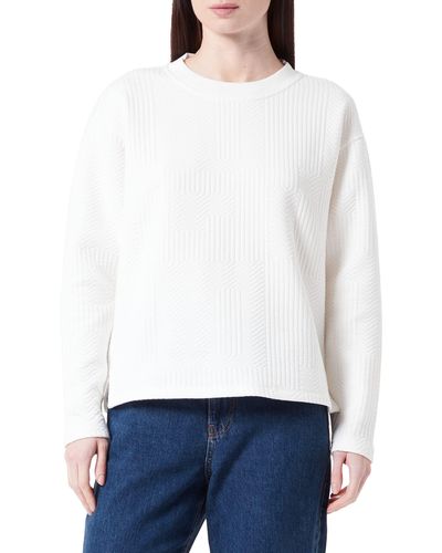S.oliver Sweatshirts Sweatshirts langarm - Weiß