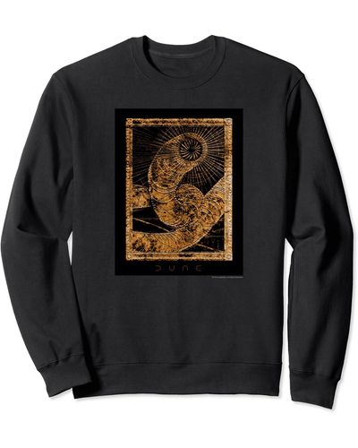 Dune Golden Sandworm Sweatshirt - Black