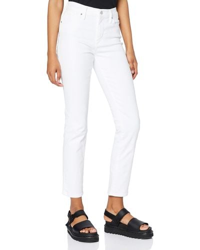 Levi's 724 High Rise Straight Jeans - Bianco