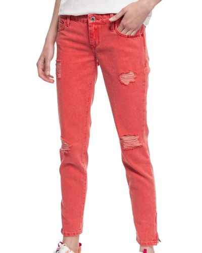 Guess Slim fit jeans g-w91ab8d3hj1 - Rot