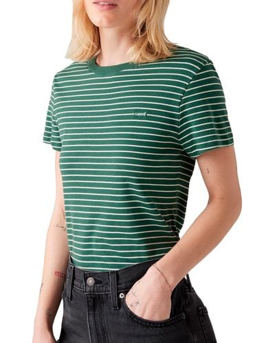 Levi's Essential HM SS Tee T-Shirt - Grün