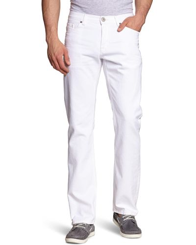 Tommy Hilfiger Jeans Normaler Bund Mercer Pure White / 0887830229 - Weiß