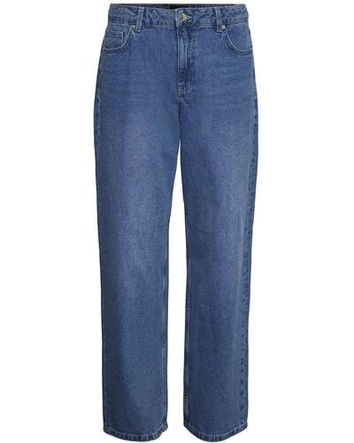 Vero Moda Vmevelyn LR Loose Wide Jeans - Blu