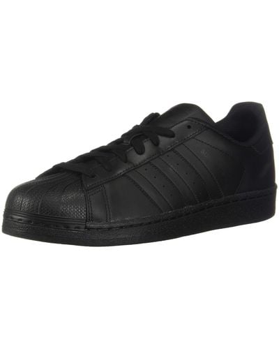 adidas Originals Originals Superstar Casual Sneaker,black/black/black,7 Uk(40 2/3 Eu)