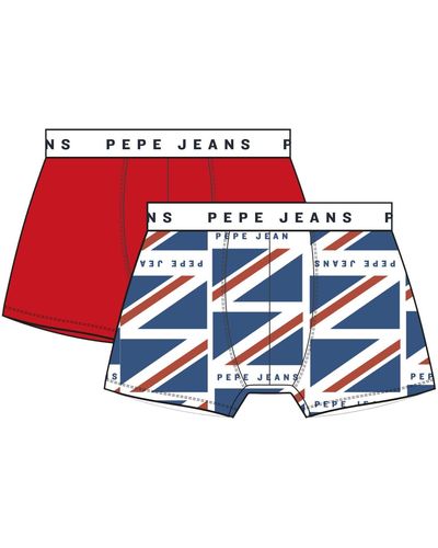 Pepe Jeans Flag Tk 2P Trunks - Rojo
