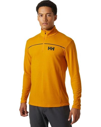 Helly Hansen Hp 1/2 Zip Pullover Shirt - Yellow