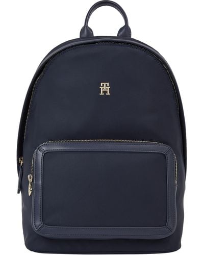 Tommy Hilfiger Rucksack Essential Backpack Handgepäck - Blau
