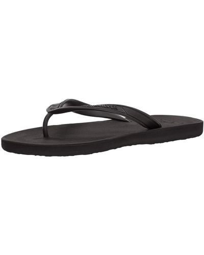 Quiksilver Haleiwa Flip-flops ,solid Black ,10 M Us