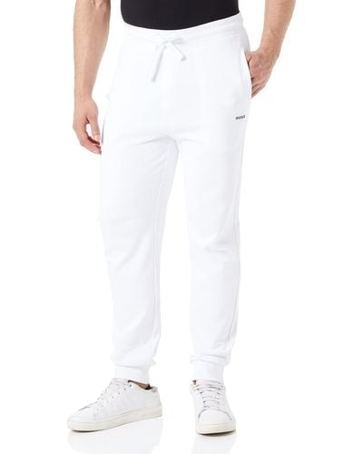 HUGO Dayote232 Jersey-Trousers - Weiß