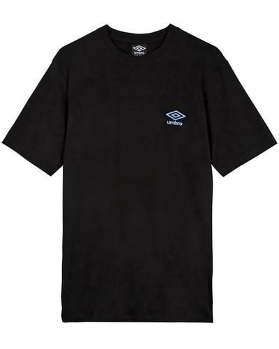 Umbro S C Smll Logo T-shirt Black/allure Xxl