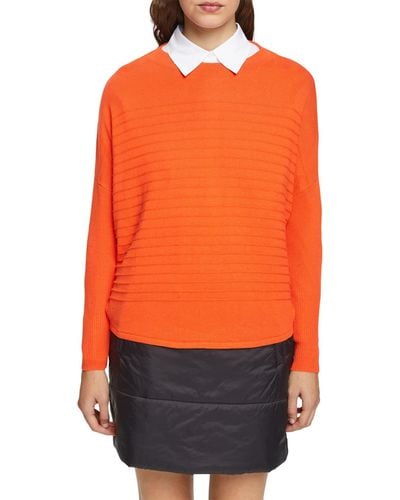 Esprit 993ee1i306 Sweater - Orange