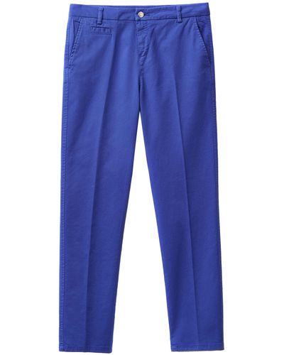 Benetton Pantalone 4GD7558S3 Hose - Blau