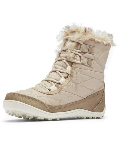 Columbia Minx Shorty Iii Waterproof Snow Boots - Natural