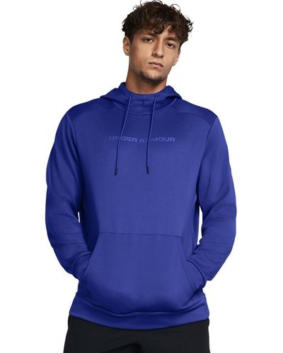 Under Armour Armor Fleece Graphic Hd Pullover Hoodie - Blue
