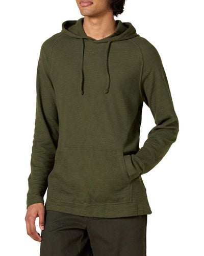 Amazon Essentials Long-sleeve Slub Thermal Pullover Hoodie - Green