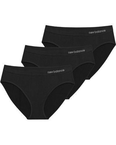 New Balance Ultra Comfort Performance Seamless Hipster Style Underpants - Black