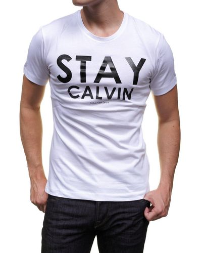 Calvin Klein Cn Tee S/s Pyjama Voor - Wit