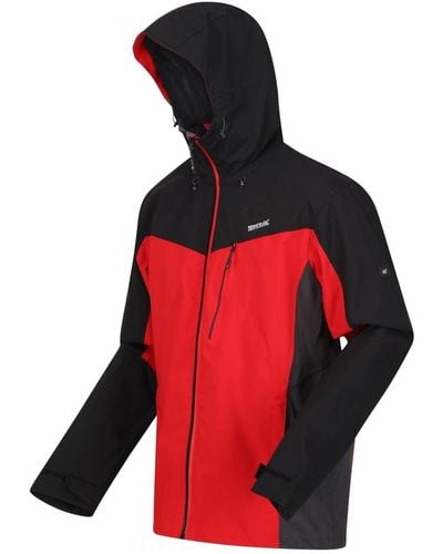 Regatta S Birchdale Durable Waterproof Isotex 10000 Jacket Coat - Red