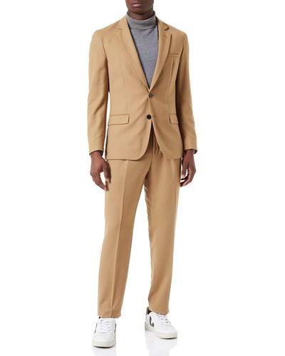 HUGO Hanfred/Goward224XWG Business Suit Pants Set - Natur