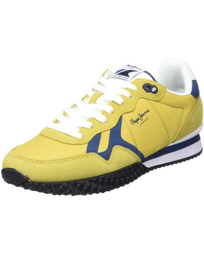 Pepe Jeans Holland Divided Trainer - Yellow