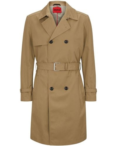 Hugo boss mens clearance overcoat sale
