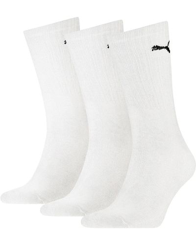 PUMA Crew Socks Socken Sportsocken MIT FROTTEESOHLE 18er Pack - Weiß