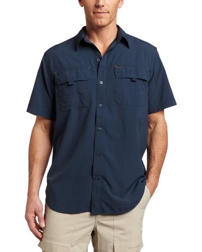 Columbia Silver Ridge Short Sleeve Shirt - Blue