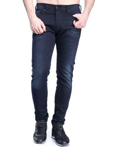 DIESEL Tepphar 679r 900 Jeans 0679r Tapered Skinny Fit - Blue