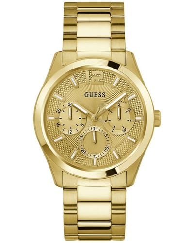 Guess Uhr Armbanduhr Zen GW0707G3 Edelstahl Gold - Mettallic