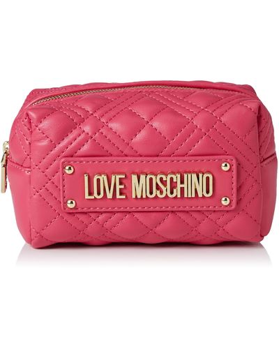 Love Moschino Beauty case viaggio porta trucchi donna - Rosa