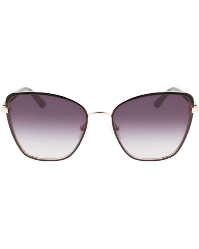 Calvin Klein Ck21130s Butterfly Sunglasses - Black