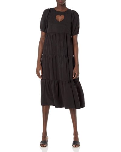 Desigual Womens Short Sleeve Casual Dress - Black