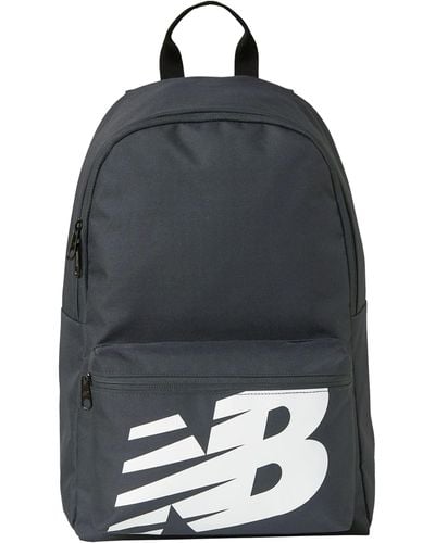 New Balance And Logo Round Backpack - Black