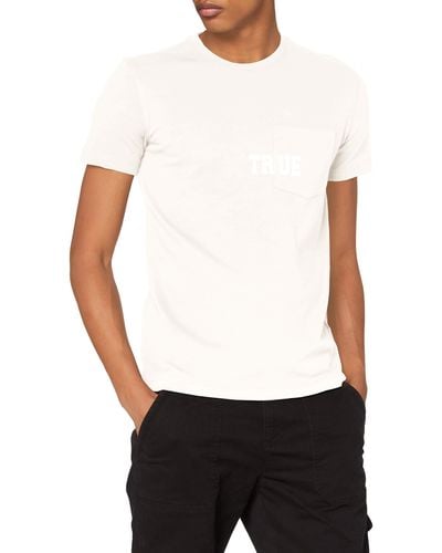 True Religion SS Tshirt Pocket T-Shirt - Weiß