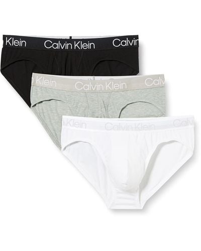 Calvin Klein Hip Brief 3pk Intimo - Nero