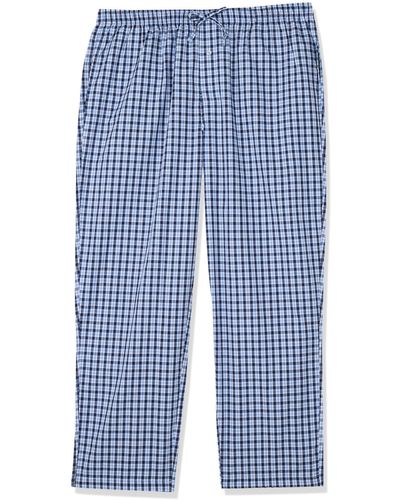 Amazon Essentials Straight-fit Woven Pajama Pant - Blue