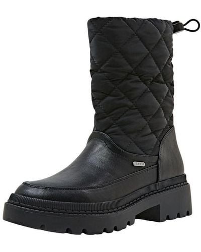 Esprit Cuddly Ladies Ankle Boot - Black