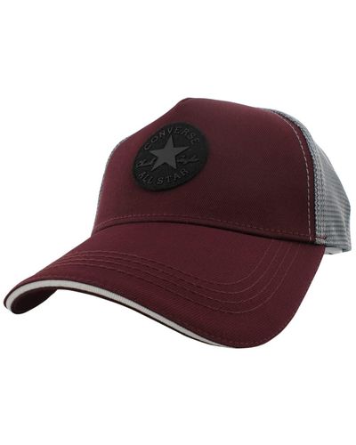 Converse Tipoff Chuck Patch Baseball Hat - Red
